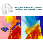 Portable Neck Fan – USB Rechargeable, Digital Display, 5-Speed Bladeless Design