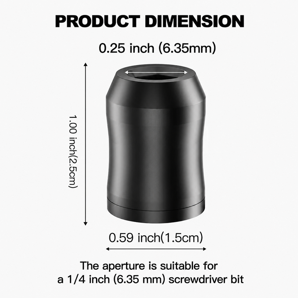 Strong Magnetic Screw Ring – Universal Removable Screwdriver Drill Bit Holder