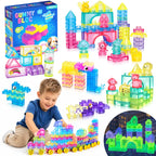 JOYSPOT Jelly Blocks, Squishy Multi-color Stacking Building Blocks Toy, Non-toxic Sensory Play Back to School, Safe Squeezable & Stretchable Stress-Relief, Jelly Blocks for Kids Early Learning Preschool STEM ADHD-Relief Creative Construction Bath Toy
