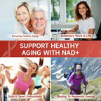 ZOOONE NR1000 NAD+ Drink Mix - Berry Flavor for Cellular Energy, Focus & Skin Aging Support - 30 Pack