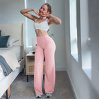 High-Waist Wide-Leg Yoga Pants