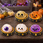 Halloween Squishy Toy Set – Slow Rising Stress Relief Fidget Toys with Steamer Bases
