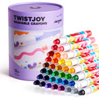 Jar Melo Jumbo Silky Twist Crayons for Toddlers