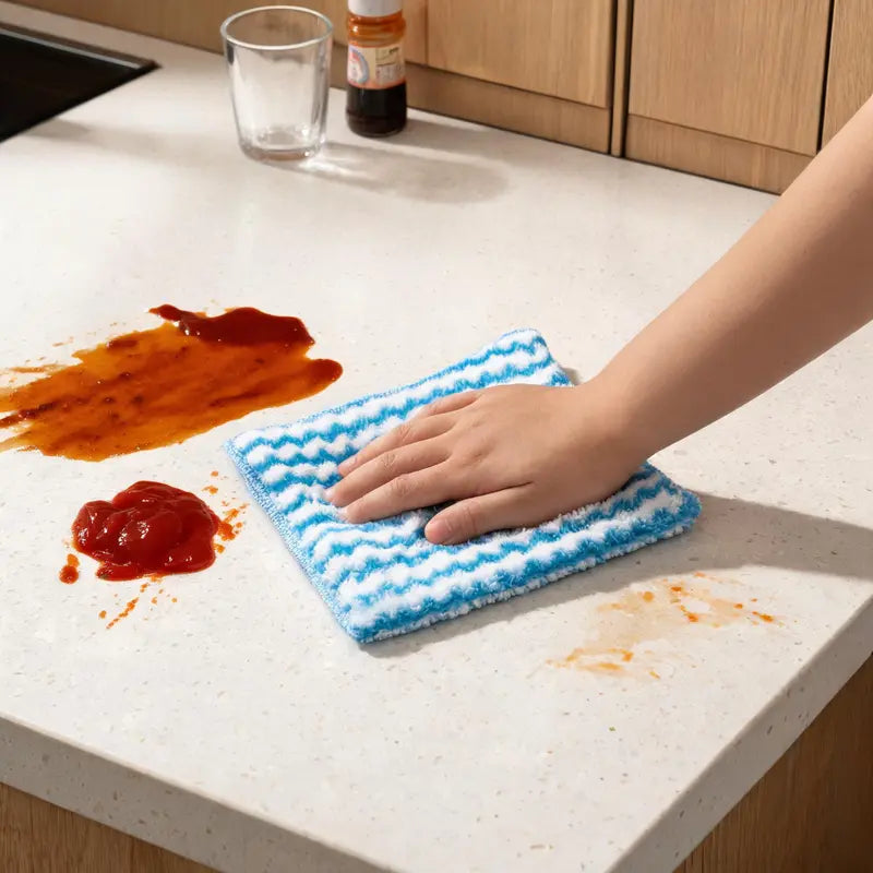 Microfiber Cleaning Cloths 10-Pack – Super Absorbent, Non-Scratch Kitchen Towels | 9.84" x 9.84"