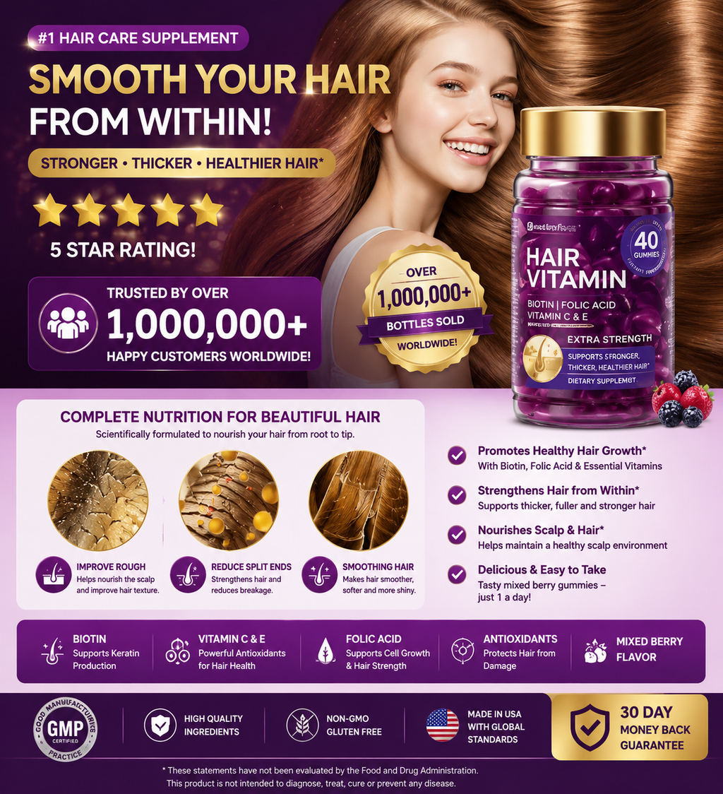 BARUBT Hair Vitamin Oil Capsules – Moroccan Oil, Jojoba, Keratin, Vitamins A C E | 40 Capsules, Repairs Dry Frizzy Damaged Hair