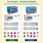 Kiditos Magic Water Elf Toy Kit – 20 Magic Gels & 10 Molds, DIY Squishy Maker Aqua Fairy Water Pets, Sensory STEM Craft, Party Favors & Birthday Gifts for Kids Ages 3+