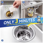 Garbage Disposal Cleaner Packets, Deep Cleaning & Descaling Pods for Kitchen Sinks, Remove Odor-Causing Residue & Keep Sink Fresh, 16 Count
