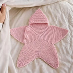 Baby Crocheted Star-Shaped Bodysuit Sleeping Bag for Infants
