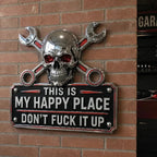 🔥Father’s Day 49% Off 💀"This Is My Happy Place" Garage Wall Sign
