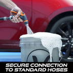 Garden Hose Nozzle Hand Sprayer – Multi-Function Adjustable Water Gun for Car Washing, Garden Plants & Lawn Watering