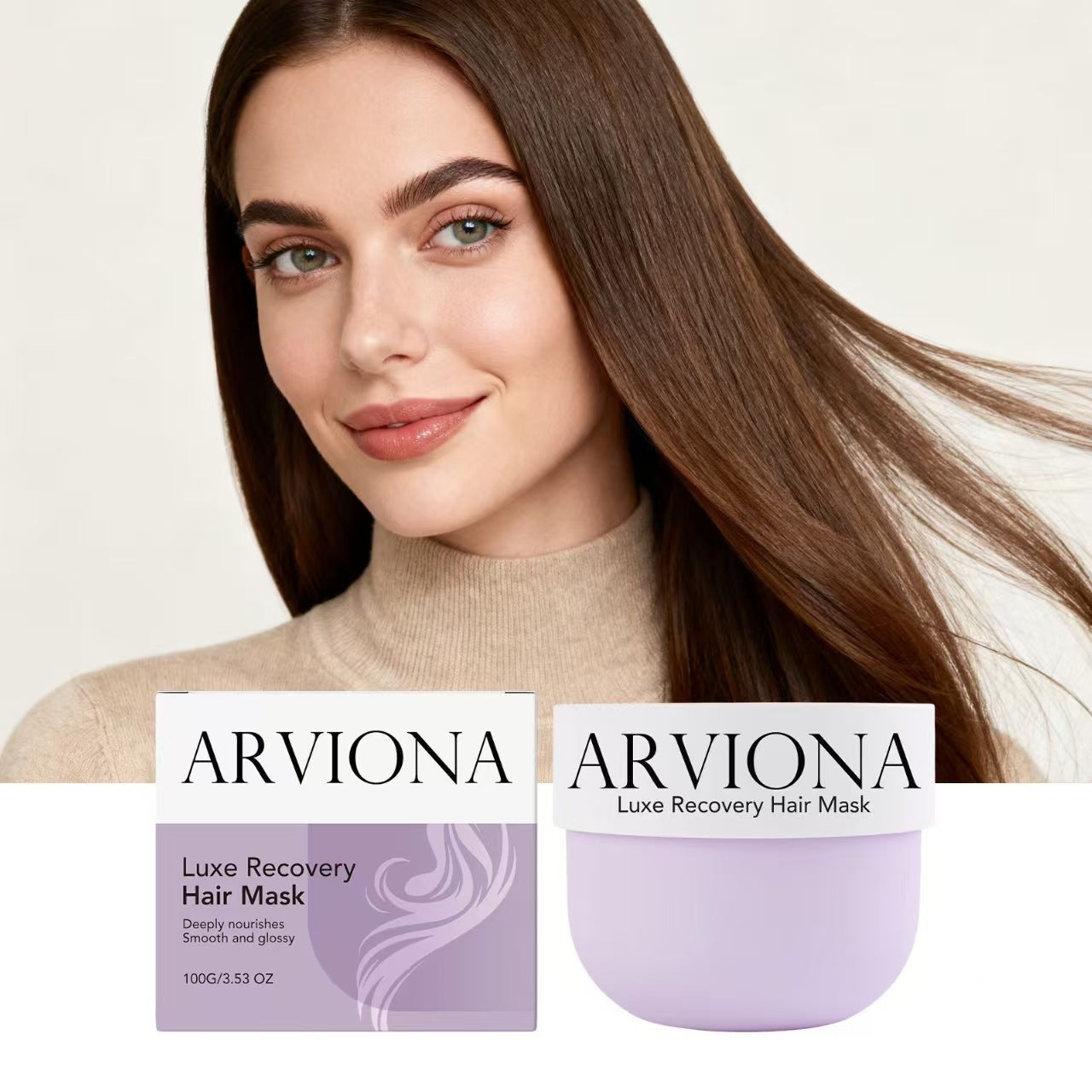 ARVIONA Luxe Recovery Hair Mask – Keratin Repair, 100g