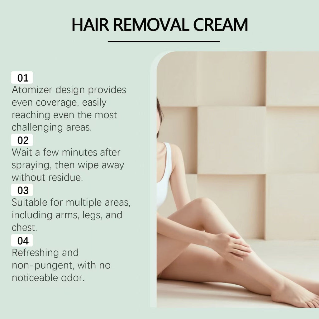 Hair Removal Cream usage instructions and features