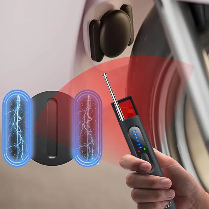 Hidden Camera and Bug Detector – Combines RF signal, GPS tracker, and spy camera detection capabilities with adjustable sensitivity.