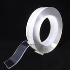 Heavy-Duty Clear Nano Double-Sided Mounting Tape – Washable, Removable & Residue-Free Wall Tape for Pictures, Hooks & More