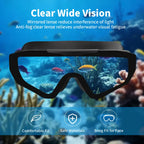 Outly 2-Pack Swim Goggles with Earplugs – Anti-Fog, UV Protection, 180° Wide View for Adults & Kids