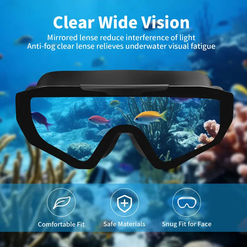 Outly 2-Pack Swim Goggles with Earplugs – Anti-Fog, UV Protection, 180° Wide View for Adults & Kids