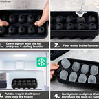 Skull Silicone Ice Cube Tray - Novelty Mold for Home Bar & Party