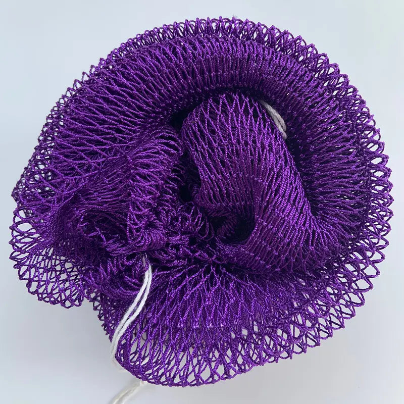 Authentic African Exfoliating Net Bath Sponge – Deep Cleansing Body Scrubber | Multiple Colors