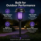 Solar Mosquito Zapper Garden Light – 2-in-1 UV Bug Killer + Pathway Lamp | Waterproof, Auto Dusk-to-Dawn