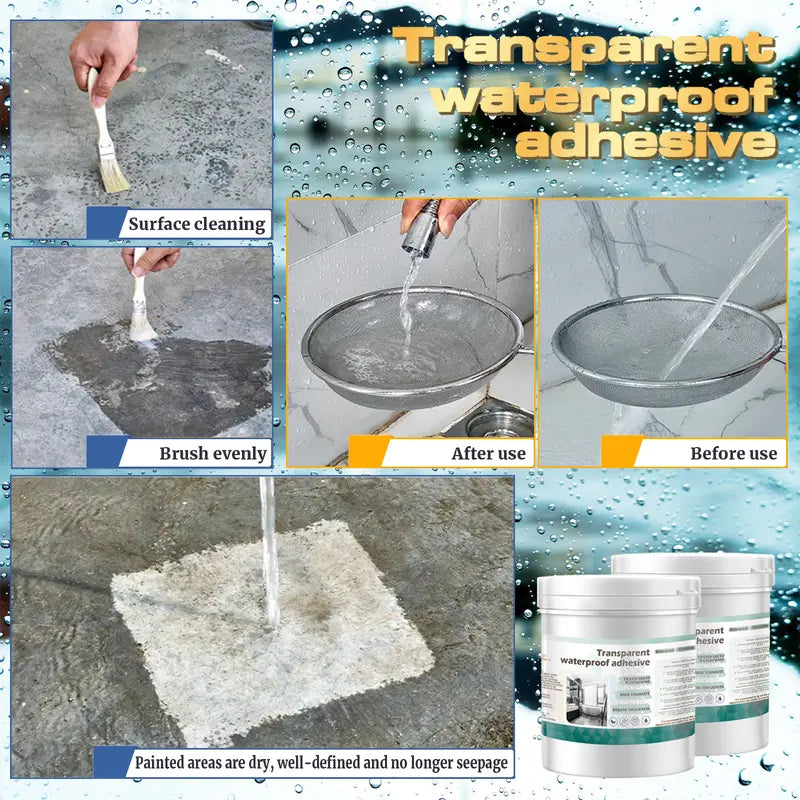 How to use: surface cleaning, brush evenly, before and after comparison