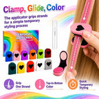 Bold Vibrants Temporary Hair Chalk Dye – Washable Color Makeup for Events, DIY Hair Styling