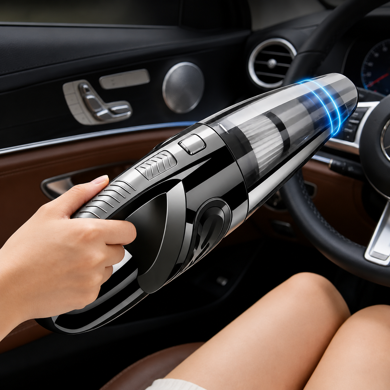 Mini Cordless Handheld Vacuum Cleaner – Powerful Suction for Pet Hair, Car & Home