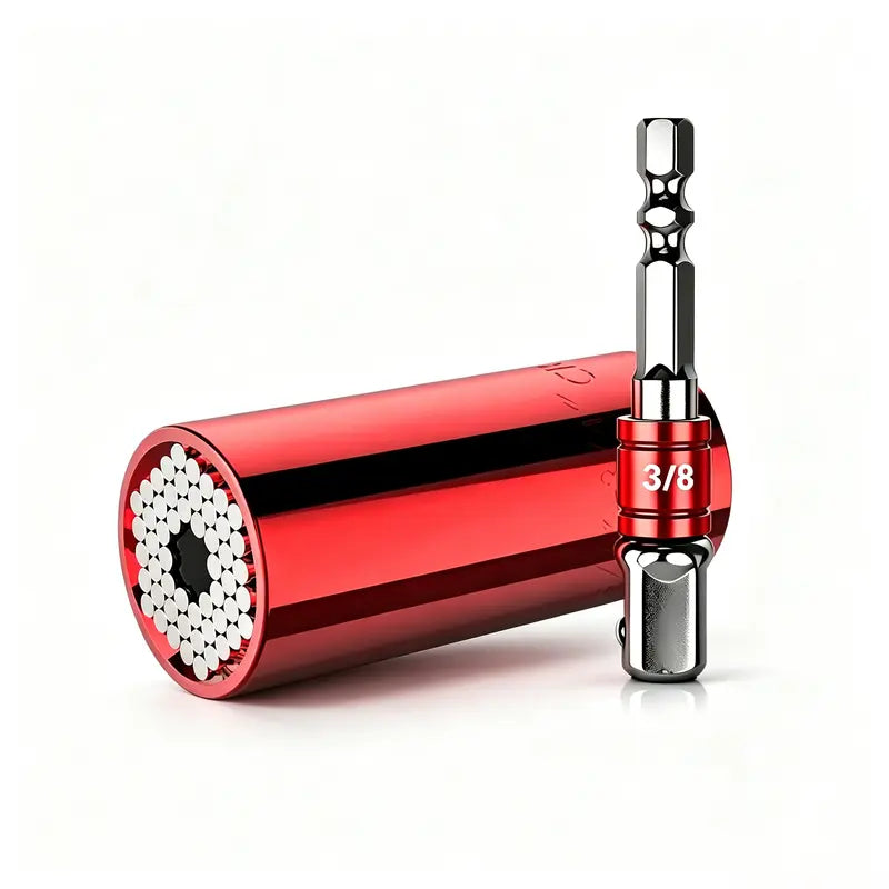 Universal Socket Tools Gifts for Men - Grip Socket Set with Power Drill Adapter