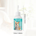 Pet Ear Cleaning Drops for Dogs & Cats – 60 mL