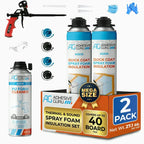 ADHESIVE GURU AG930S Self-Expanding Closed Cell Polyurethane Spray Foam Set
