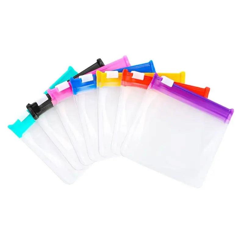 Reusable Silicone Storage Bags 7-Pack – Leakproof, BPA-Free, Food Grade | Pill, Travel & Home Organizer