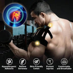 10-Pack Precut Kinesiology Tape for Adults - Waterproof & Breathable Elastic Acrylic for Muscle Support, Pain Relief, and Supportive Recovery, Male campingessentials