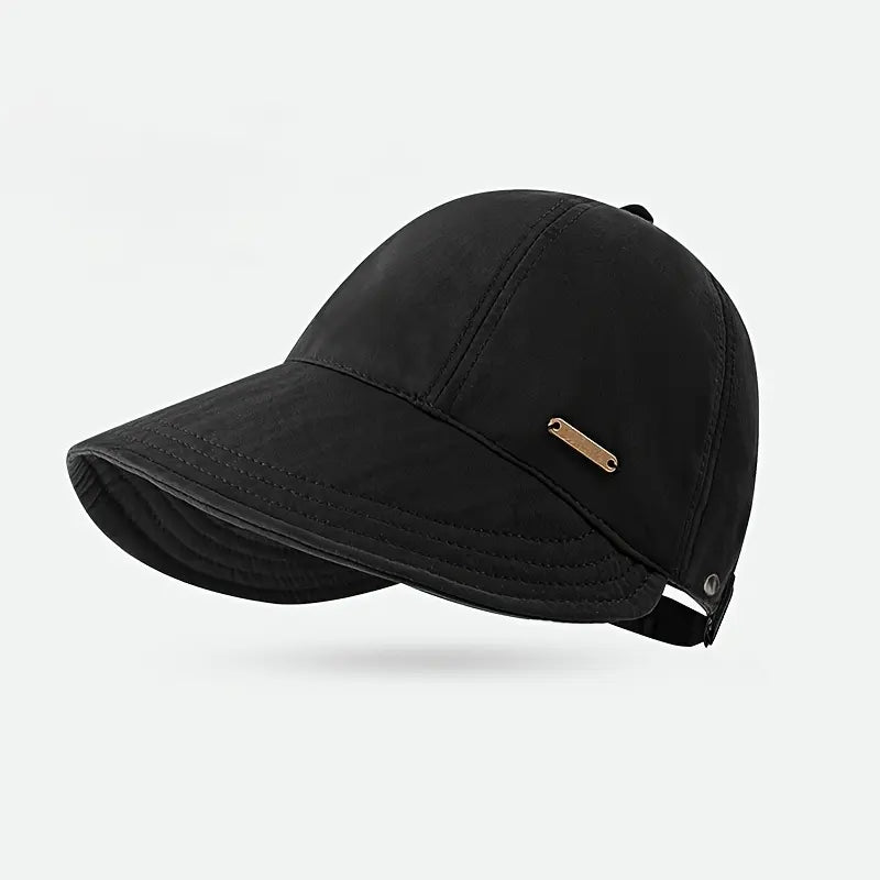 1/2/4 Pack Women's Wide Brim Sun Visor Hat - UPF 50+ Open Top Cap for Ponytails, Golf, and Beach