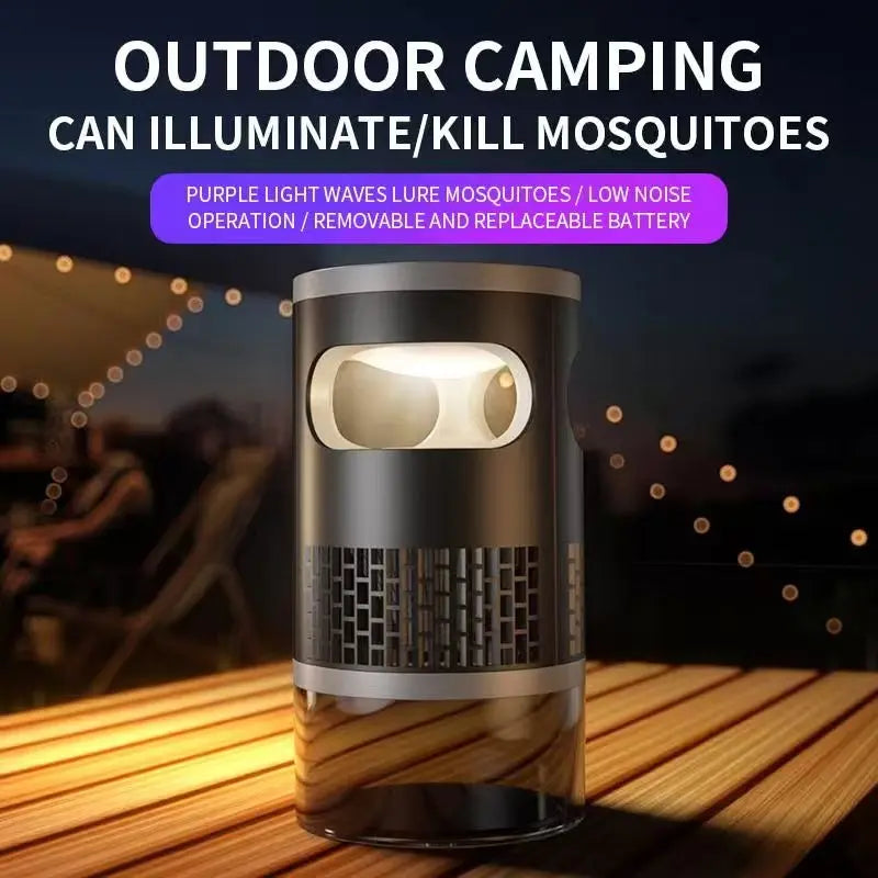 Mosquito killer lamp charging via Type-C USB cable