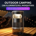 Mosquito killer lamp charging via Type-C USB cable