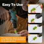 Strong Magnetic Screw Ring – Universal Removable Screwdriver Drill Bit Holder