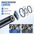 1920P HD Endoscope Camera – 8 LED, IP67, 11.48FT, iPhone & Android Compatible