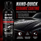 Nano-Quick Ceramic Coating - hydrophobic water repellent, long-lasting protection, enhanced gloss