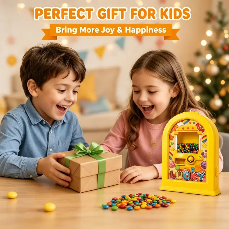 Press-to-Drop Candy Dispenser Picture Frame - Rectangle Wall-Mount Photo Decor, Casual Multi-Functional Accessory, Dispenser Included, Kids' Fun Gift, Party Surprise, Pet Treat Holder