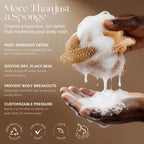 African Exfoliating Net Sponge – 2 Pack | Hygienic, Quick-Drying Bath Sponge