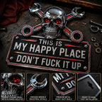 🔥Father’s Day 49% Off 💀"This Is My Happy Place" Garage Wall Sign