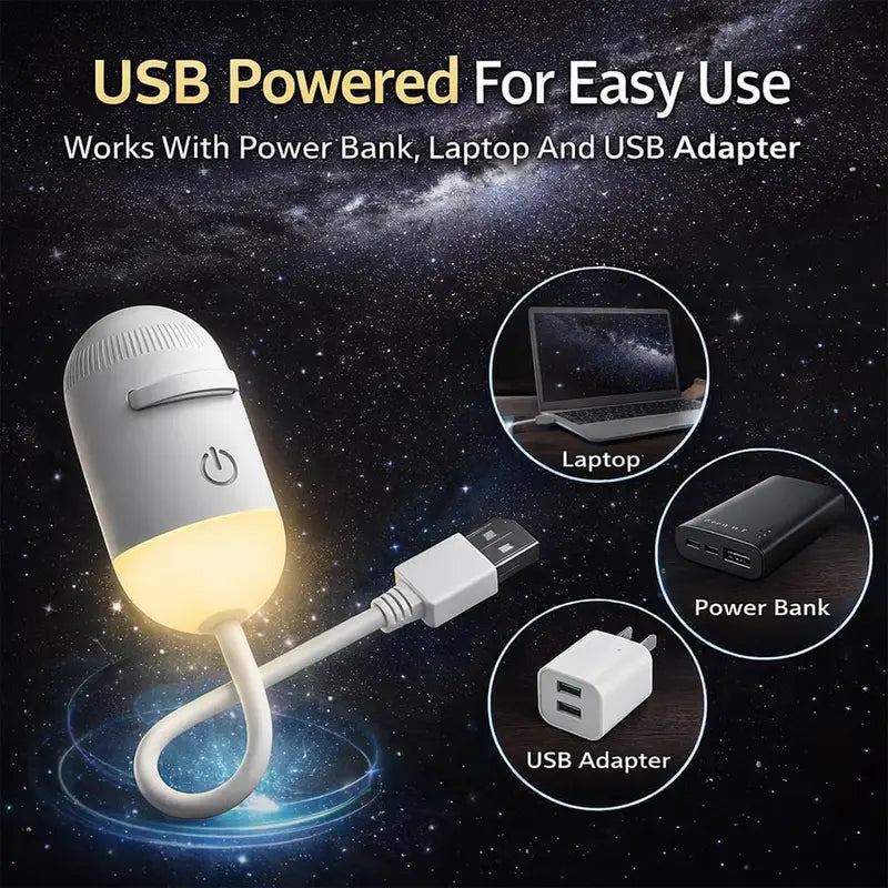 Galaxy projector with 3 projection discs: Angel Wings, Shimmering Star River, Spiral Nebula