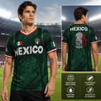 2026 Mexico Soccer Jersey — Chichén Itzá Pyramid Graphic Retro Throwback Sportswear