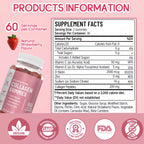 Collagen Gummies |Dietary Supplement for Collagen Replenishment and Hair/Nails/Skin Improvement