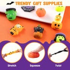 JOYIN Halloween Mochi Squishy Toys – Party Favors, Stress Relief Bulk Pack (24/60/100 Pcs)