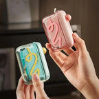 Travel Dental Floss Pick Dispenser Case — Auto Pop-Up, Portable & Refillable