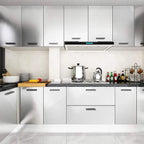 Aluminum Foil Kitchen Wall Sticker – Peel & Stick, Waterproof Oil-Proof Heat-Resistant up to 120°C |Self-Adhesive Contact Paper | Kitchen, Bathroom, Drawer Liner
