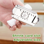Stainless Steel Jar Opener 2-Pack – Adjustable, Smooth Edge, Ergonomic Grip | Mason Jars, Sauce Cans, All Sizes (White + Green)