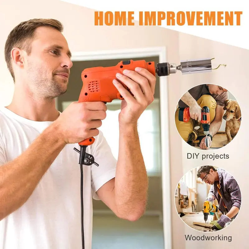 Universal Socket Tools Gifts for Men - Grip Socket Set with Power Drill Adapter