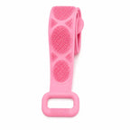 Silicone Bath Brush – Double-Sided Exfoliating Back Scrubber with Long Strap & Soft Bristles