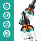 Tinnitus Relief Drops for Ringing Ears - EchoFree Liquid Supplement with Advanced Vitamins for Ear Health Support - 2oz
